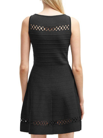 Crepe Knit Fit Dress
